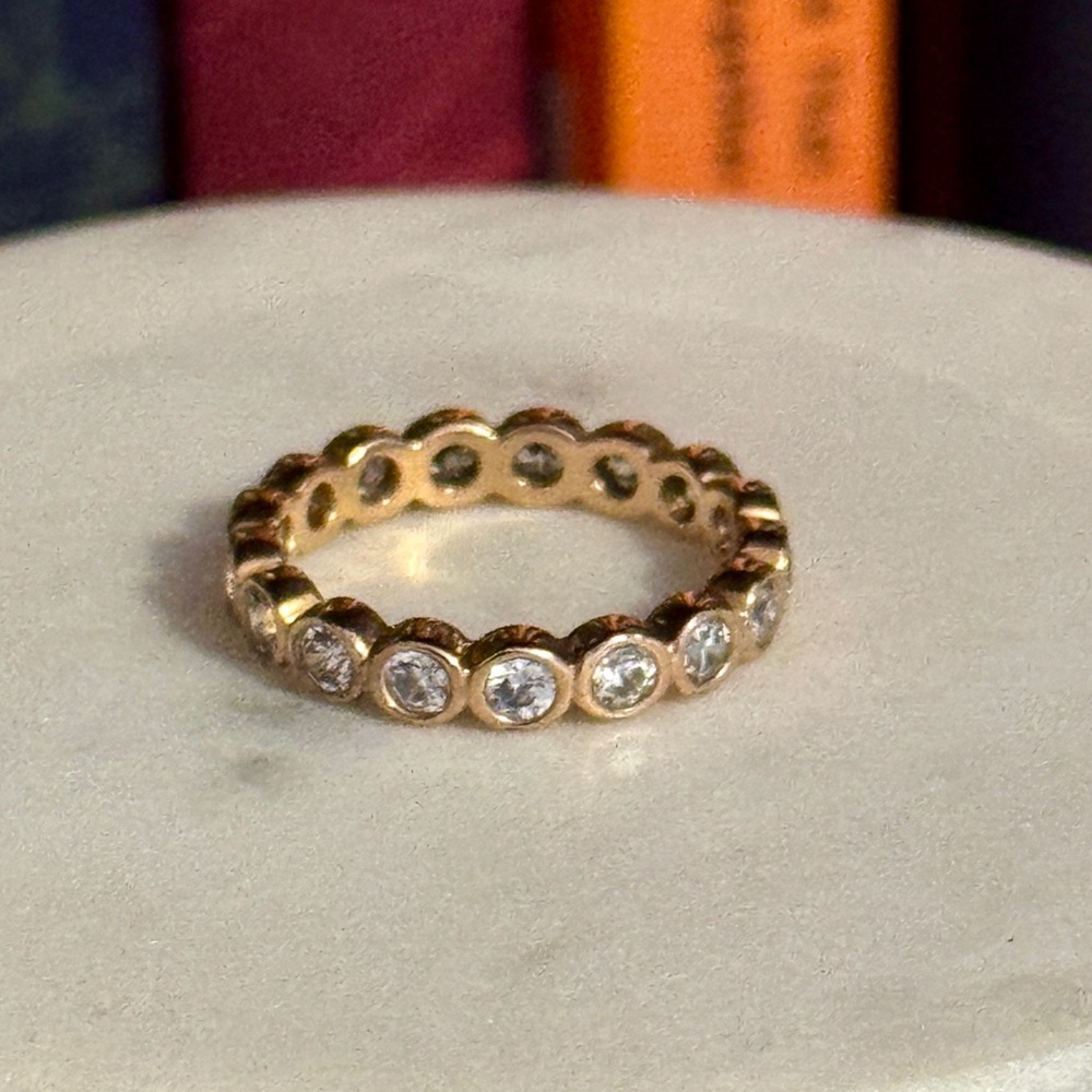 Retired Pandora Rose Gold Eternity Ring